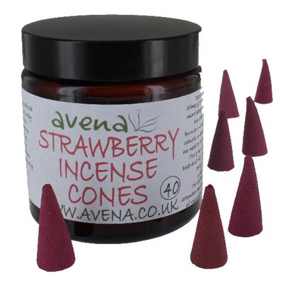 Strawberry Avena Large Incense Cones 40